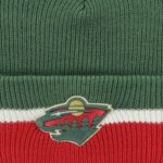 Detail loga Minnesota Wild na čiapke Slitt cuff knit DG