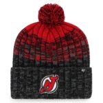 Pletená čiapka s brmbolcom značky 47 brand, New Jersey Devils Cascade BK